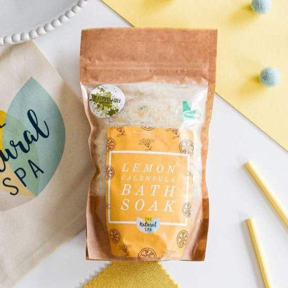Natural Spa Bath Additives Natural Spa Lemon Calendula Bath Soak