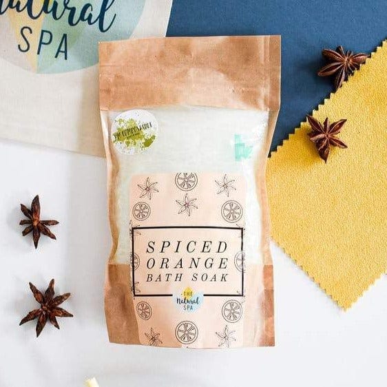 natural spa spiced orange bath soak