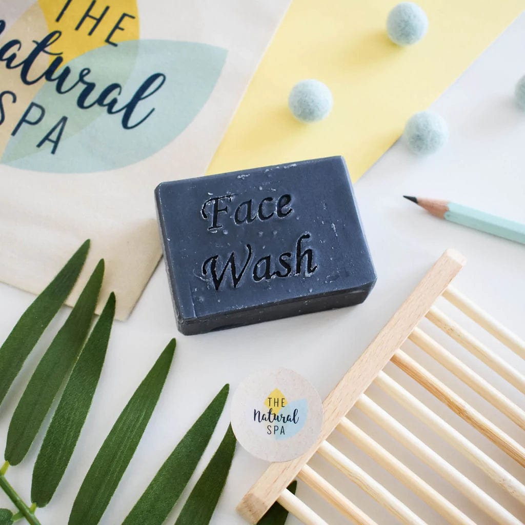Natural Spa Facial Cleansers Face Wash Bar - Charcoal