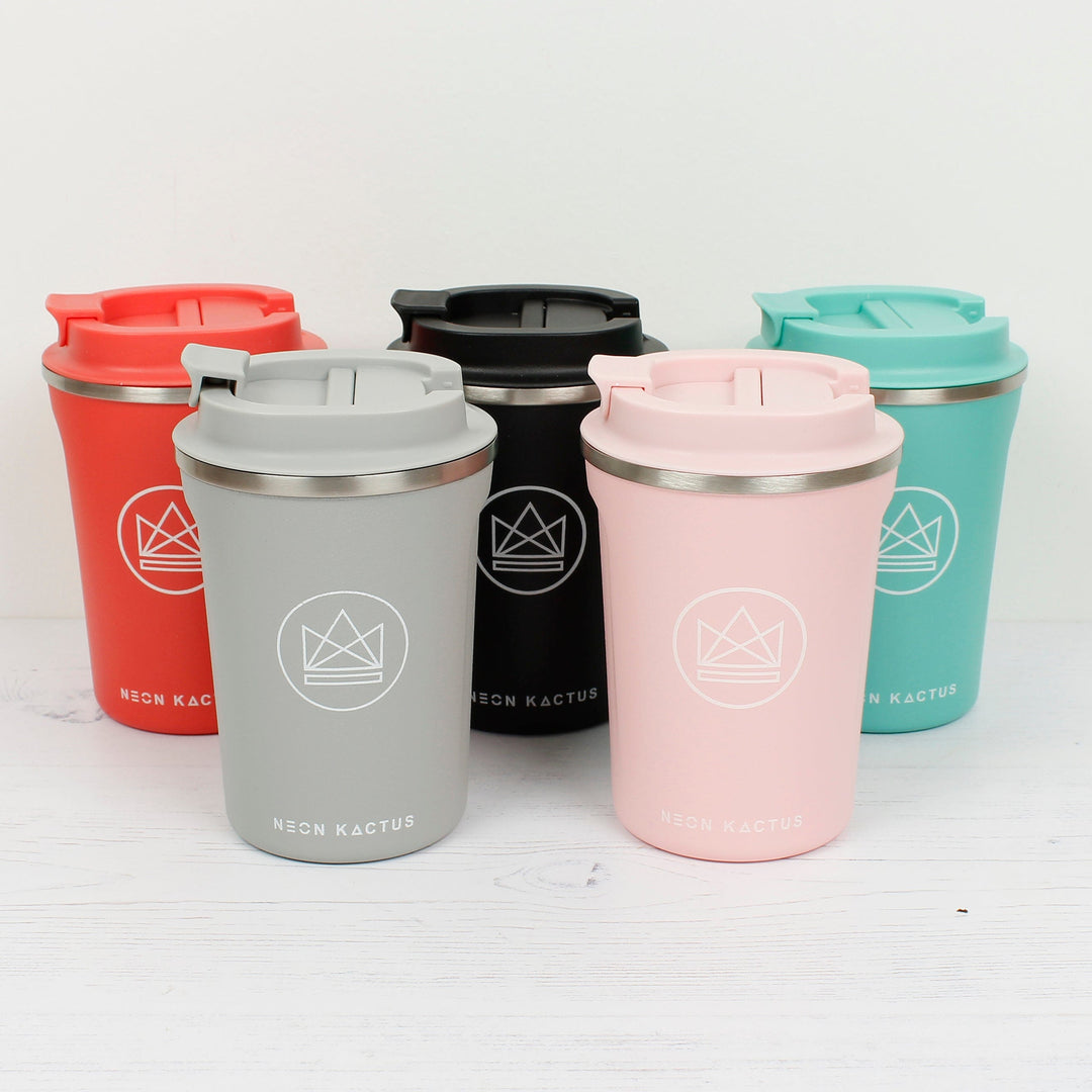 Neon Kactus Insulated Travel Cup - Sea Shell - Smallkind
