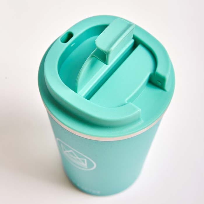 Neon Kactus Insulated Travel Cup top view 