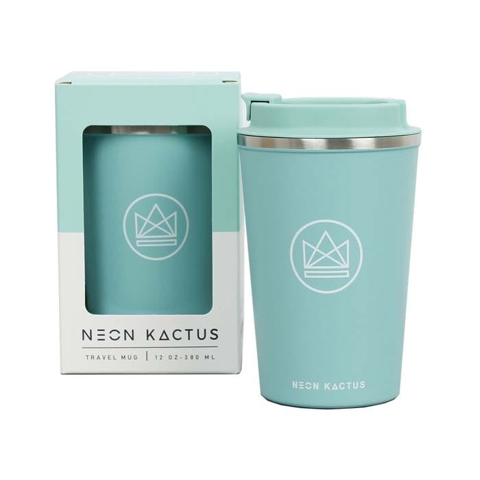 Neon Kactus Insulated Travel Cup - Free Spirit Mint