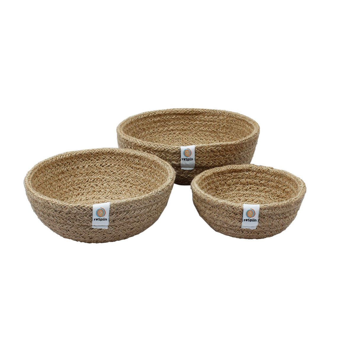 Jute Mini Bowl Set - Natural - Smallkind