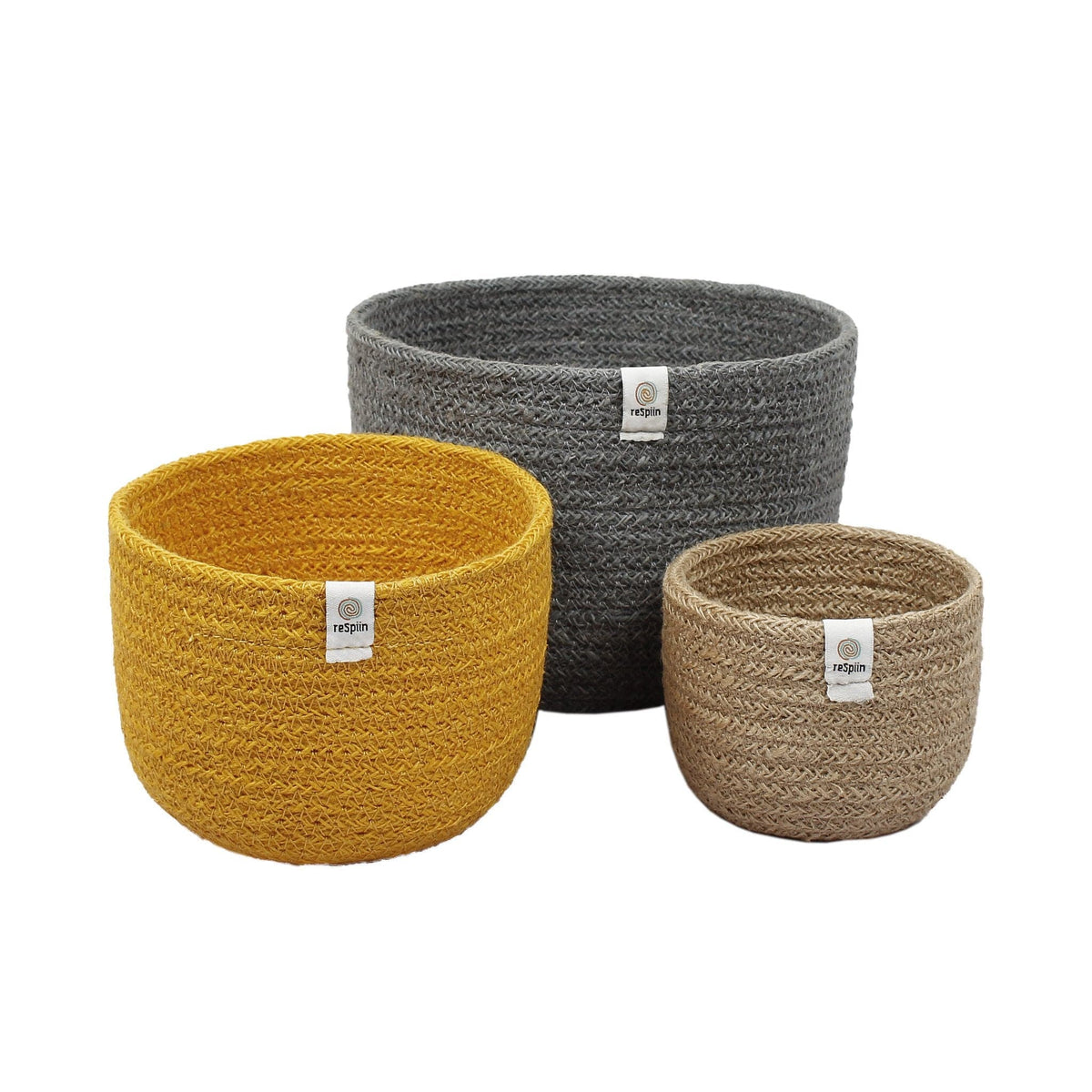 Tall Jute Basket Set - Beach - Smallkind