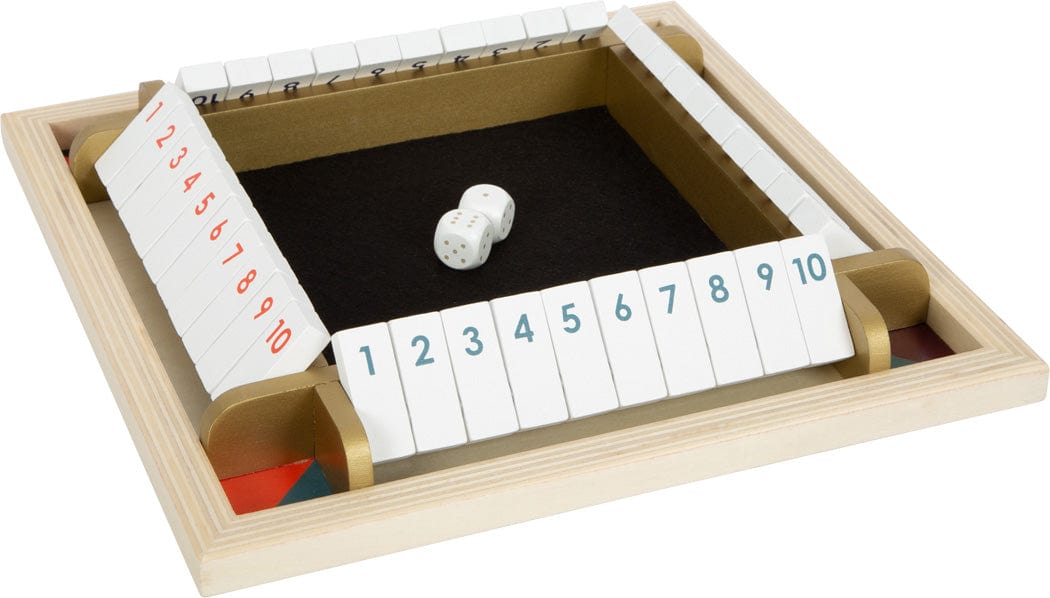 Small Foot Dice Game Small Foot Shut The Box Dice Game - Gold Edition