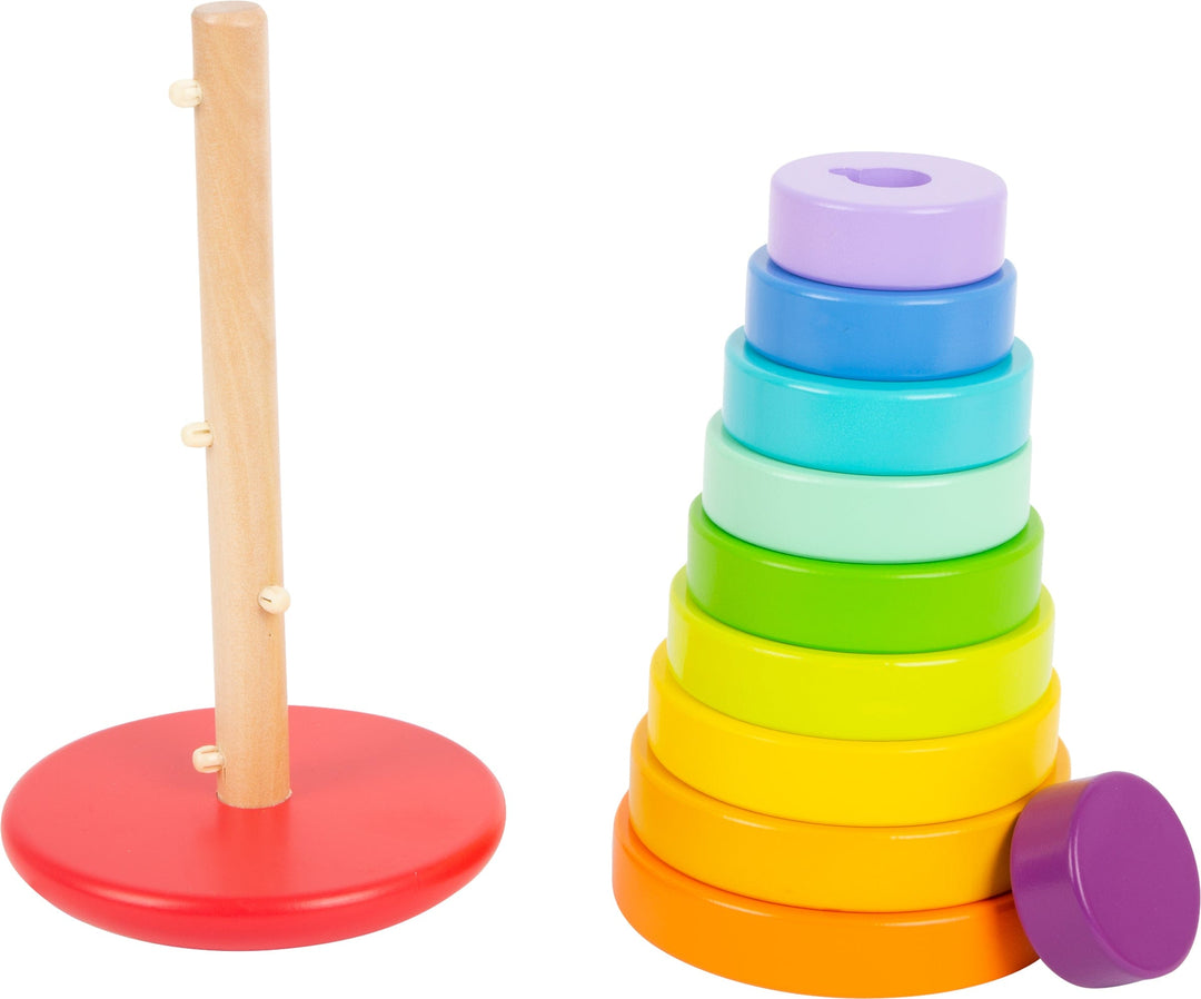 Small Foot Rainbow Stacking Tower