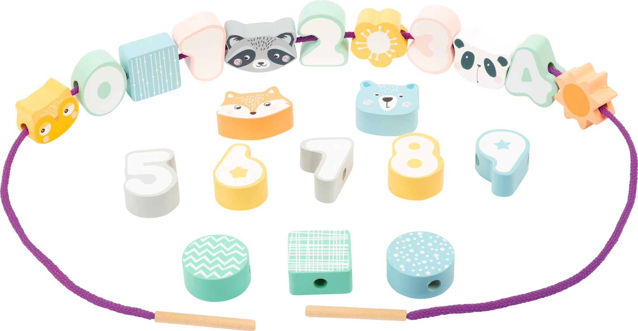 Small Foot Pastel Threading Game | Smallkind