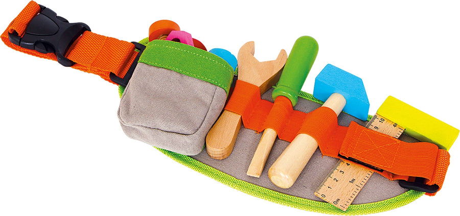 Small Foot Tool Belt with Wooden Tools