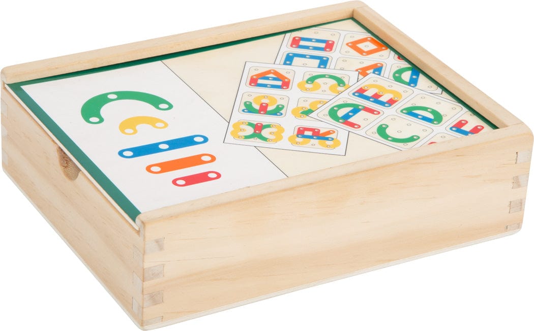 Small Foot Wooden Game Letters + Numbers Wooden Learning Game