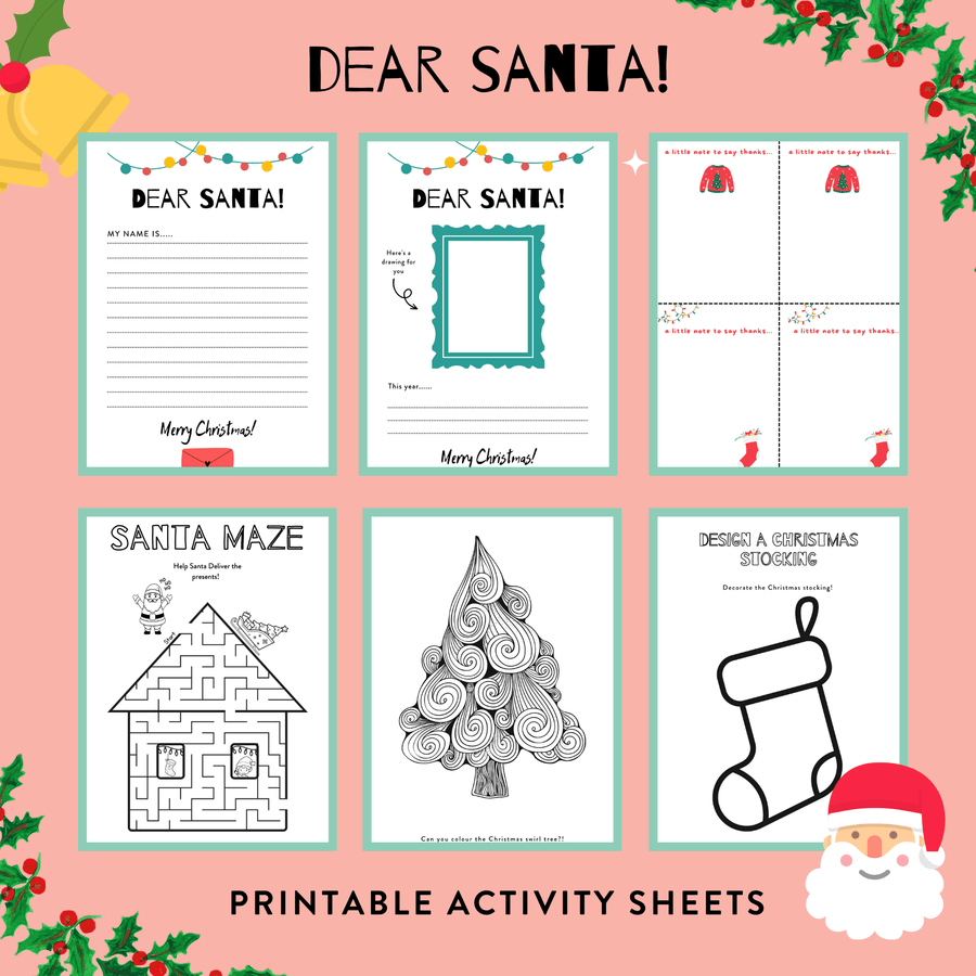 Smallkind E-books Dear Santa Christmas Activity Pack - Printable Download
