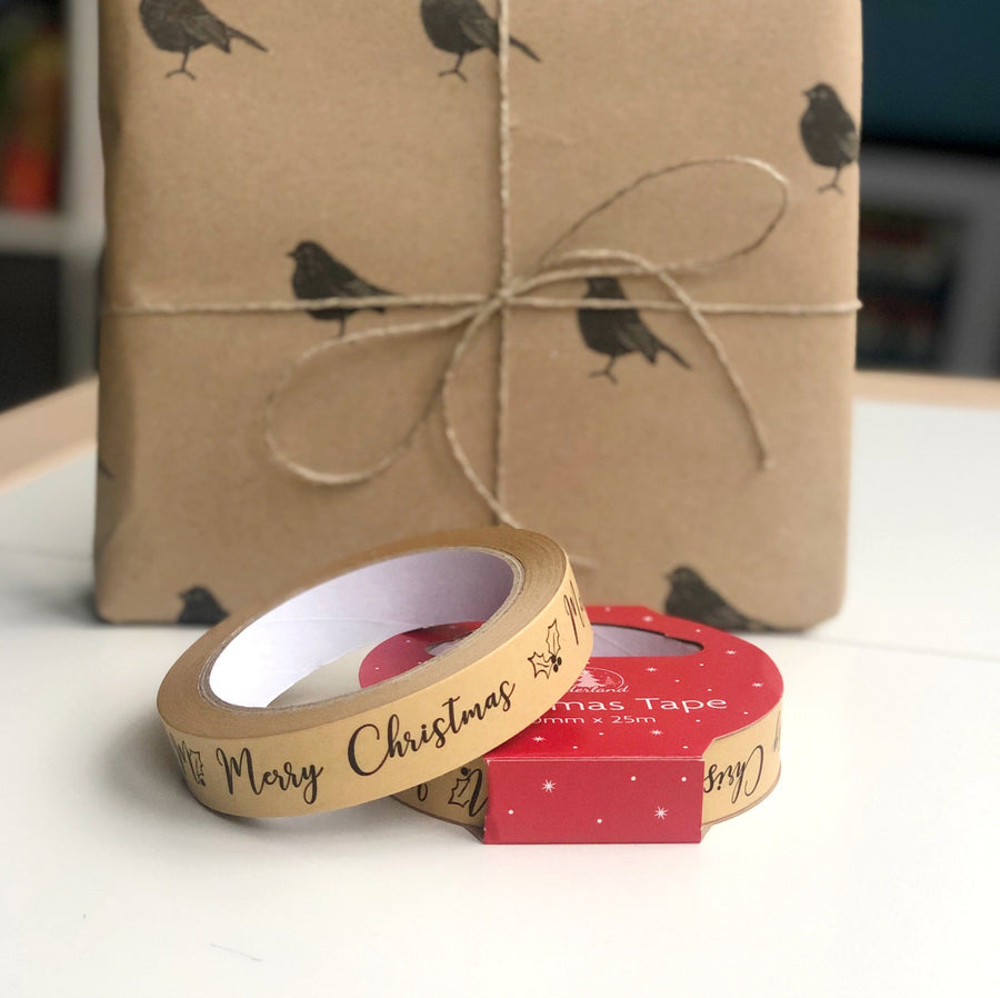 Smallkind Paper Tape Merry Christmas Paper Kraft Tape