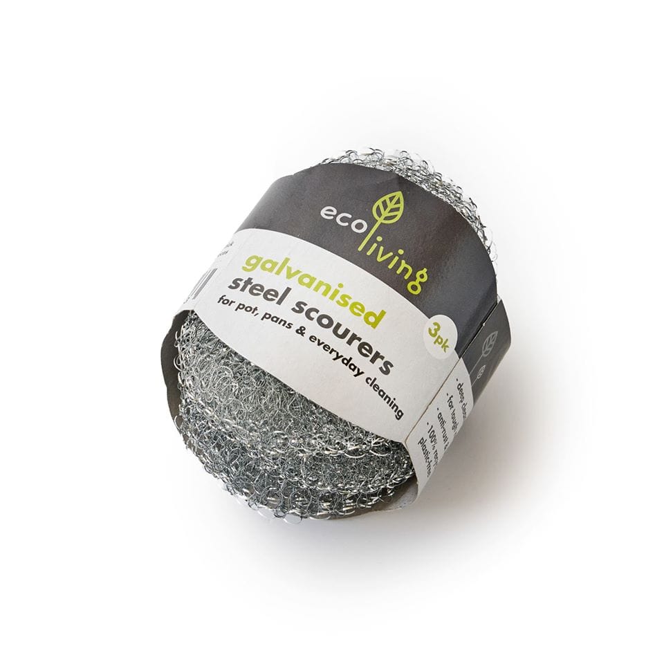 3 pack of stainless steel scourers