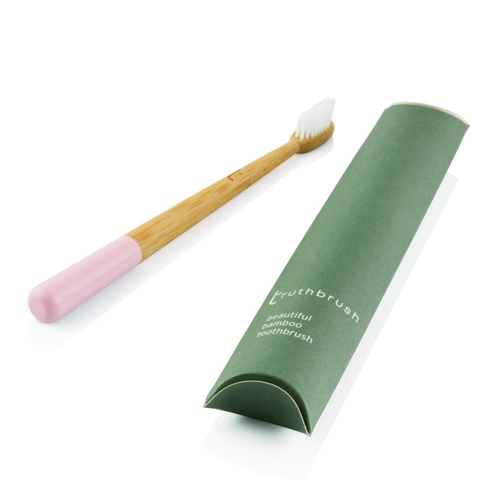 Bamboo Toothbrush - Adult Truthbrush - Pink - Smallkind