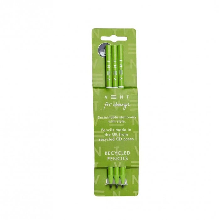 VENT For Change Pencils Green VENT 'Make A Mark' Recycled Plastic Pencils