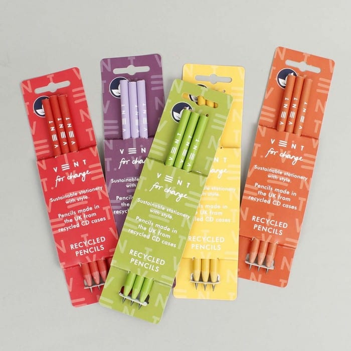 VENT For Change Pencils VENT 'Make A Mark' Recycled Plastic Pencils