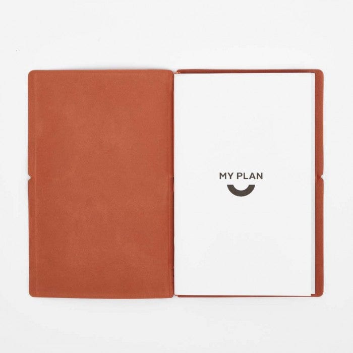 VENT For Change Planner VENT Recycled Leather Refillable Journal + Weekly Planner - Orange